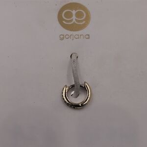 Gorjana 18k Gold Plated Shimmer Single Huggie Earring – Crystal